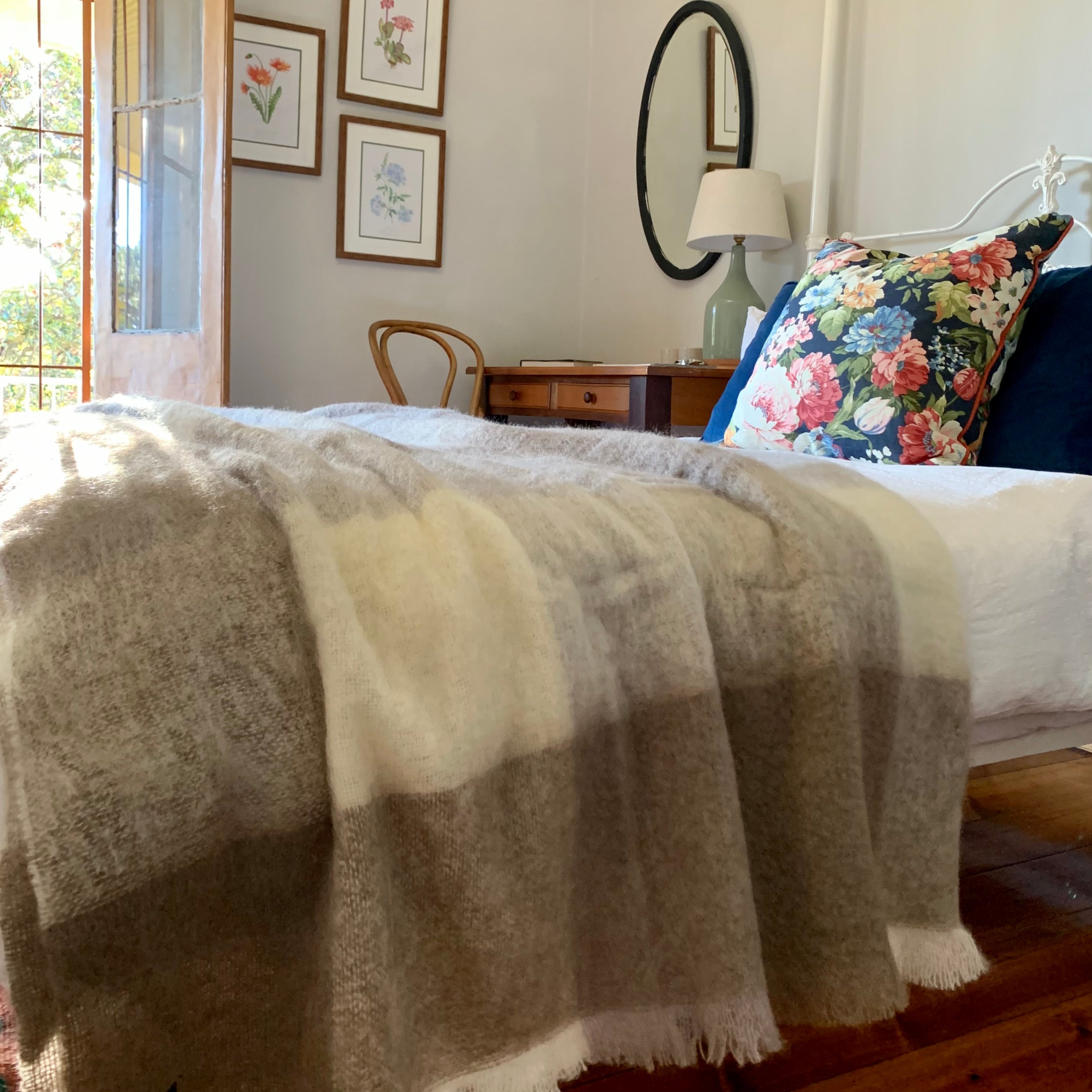 Mohair blanket queen size sale